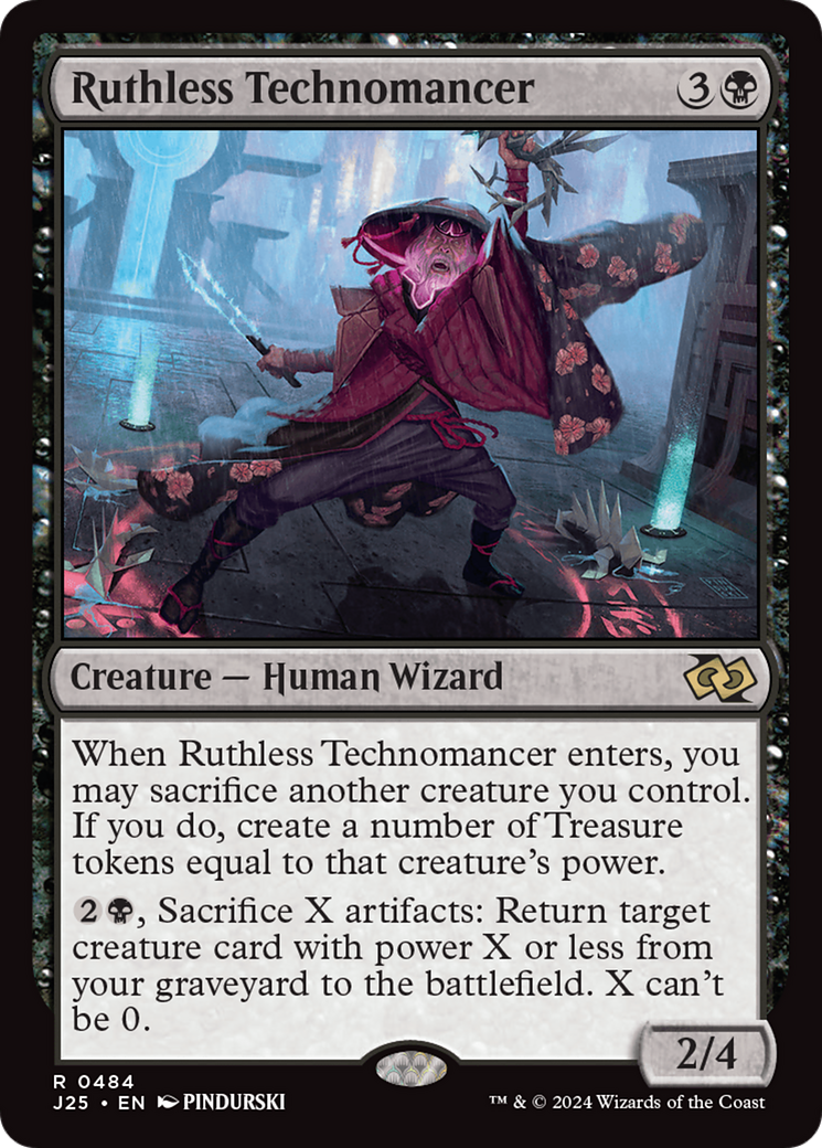 Magic: The Gathering - Ruthless Technomancer - Foundations Jumpstart