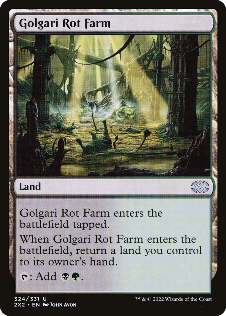 Magic: The Gathering - Golgari Rot Farm Foil - Double Masters 2022