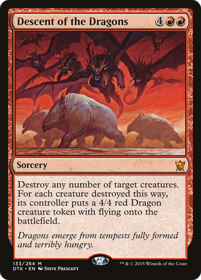 Magic: The Gathering - Descent of the Dragons Foil - Dragons of Tarkir