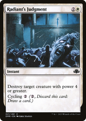 Magic: The Gathering - Radiant's Judgment - Dominaria Remastered