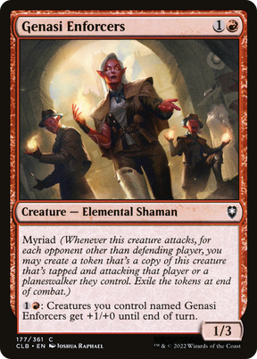 Magic: The Gathering - Genasi Enforcers - Commander Legends: Battle for Baldur's Gate