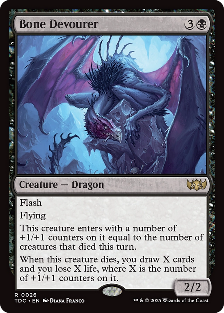 Magic: The Gathering - Bone Devourer - Tarkir: Dragonstorm Commander