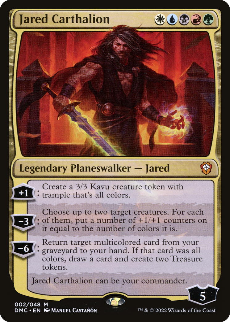 Magic: The Gathering - Jared Carthalion Foil - Dominaria United Commander