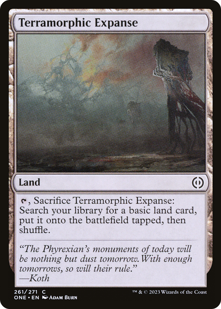 Magic: The Gathering - Terramorphic Expanse - Phyrexia: All Will Be One