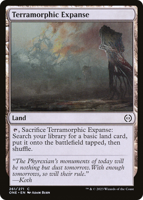 Magic: The Gathering - Terramorphic Expanse Foil - Phyrexia: All Will Be One