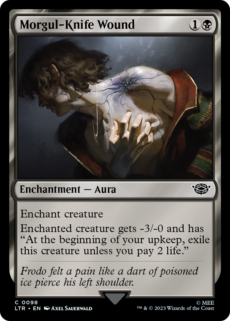 Magic: The Gathering - Morgul-Knife Wound Foil - The Lord of the Rings: Tales of Middle-earth