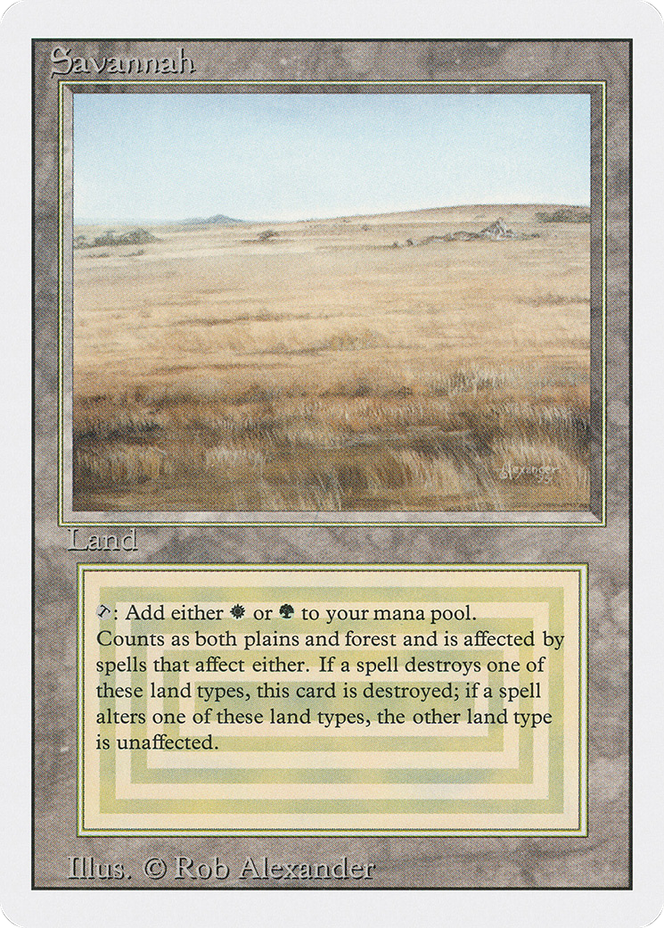 Magic: The Gathering - Savanne - Revised Edition