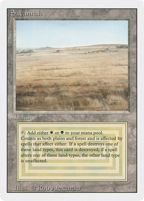 Magic: The Gathering - Savanne - Revised Edition