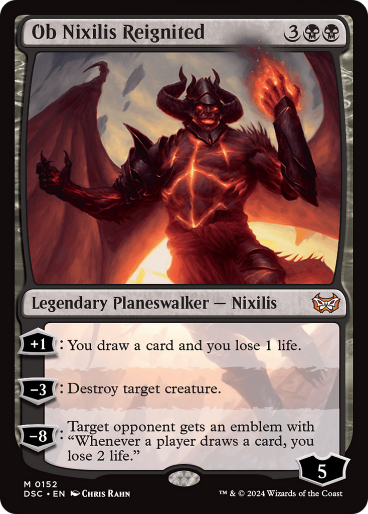 Magic: The Gathering - Ob Nixilis Reignited - Duskmourn: House of Horror Commander