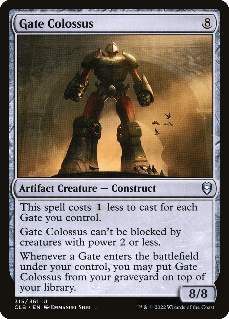 Magic: The Gathering - Gate Colossus - Commander Legends: Battle for Baldur's Gate