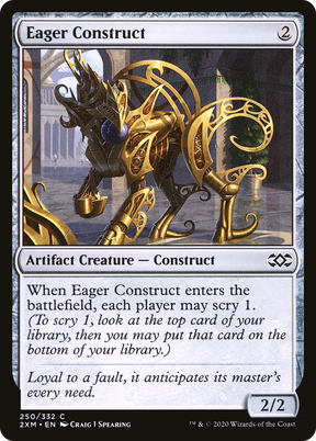 Magic: The Gathering - Eager Construct Foil - Double Masters