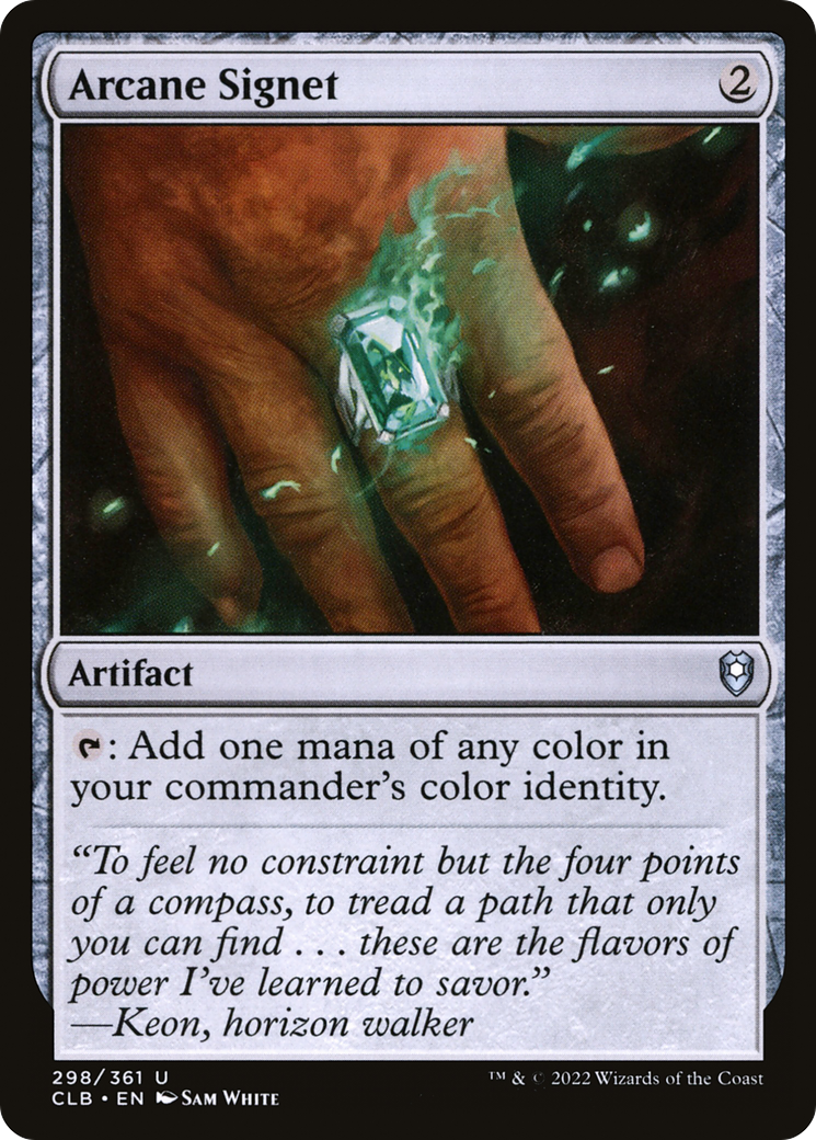 Magic: The Gathering - Arcane Signet - Commander Legends: Battle for Baldur's Gate
