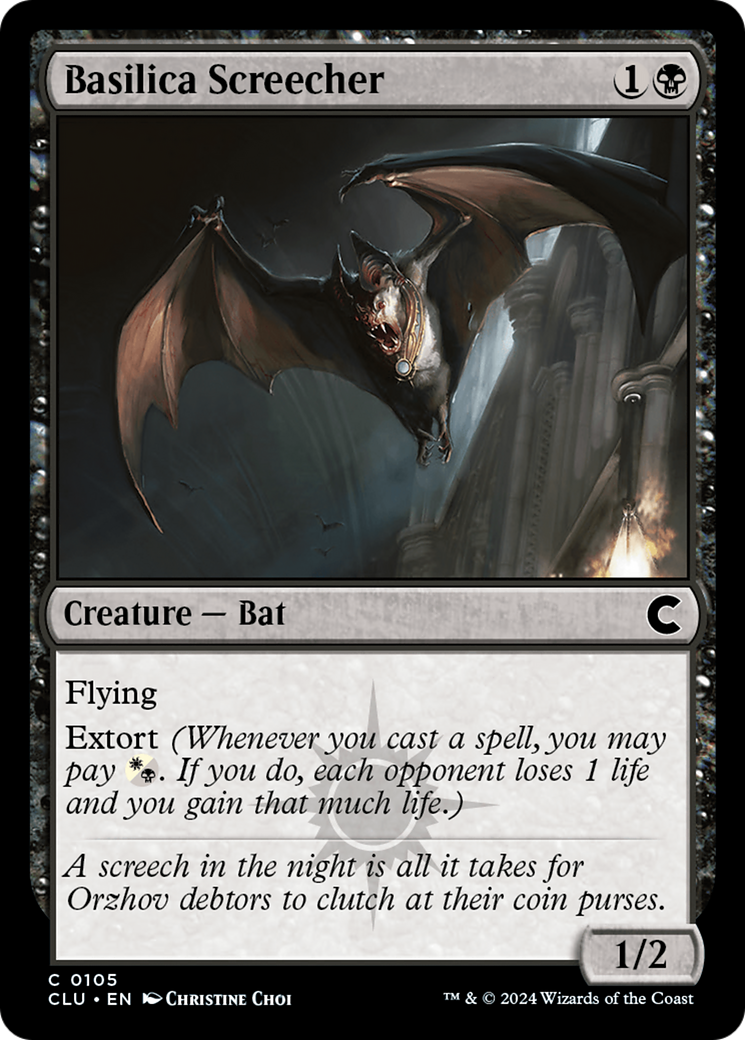 Magic: The Gathering - Basilica Screecher - Ravnica: Clue Edition