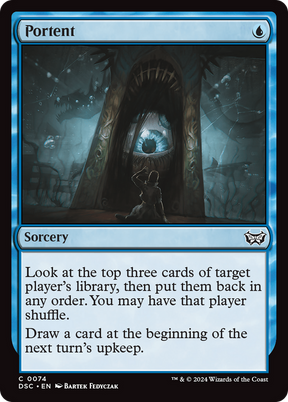 Magic: The Gathering - Portent - Duskmourn: House of Horror Commander