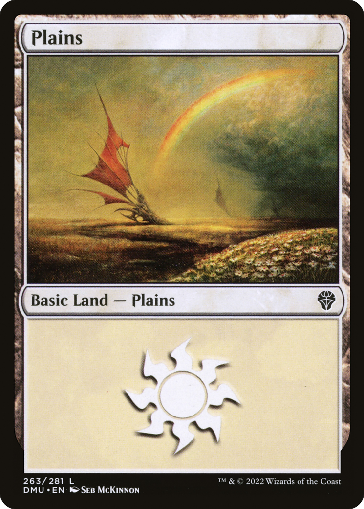 Magic the Gathering - Plains #263 Foil - Dominaria United