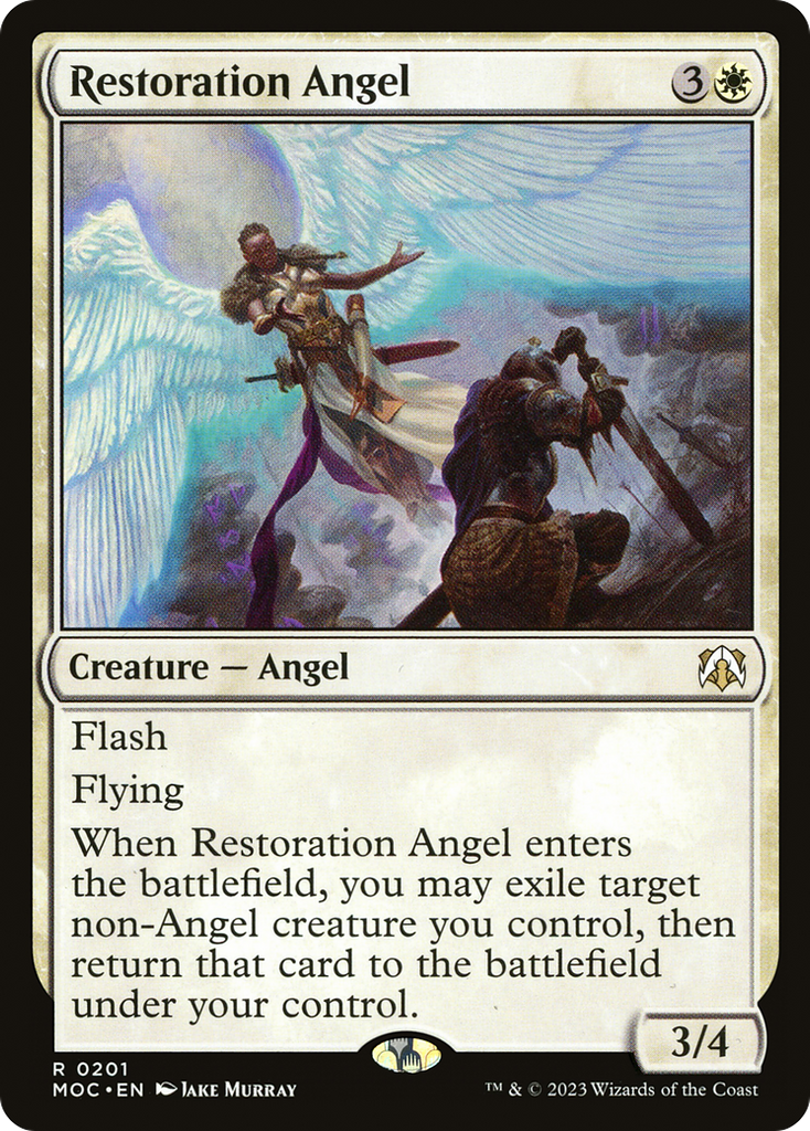 Magic: The Gathering - Restoration Angel - March of the Machine Commander