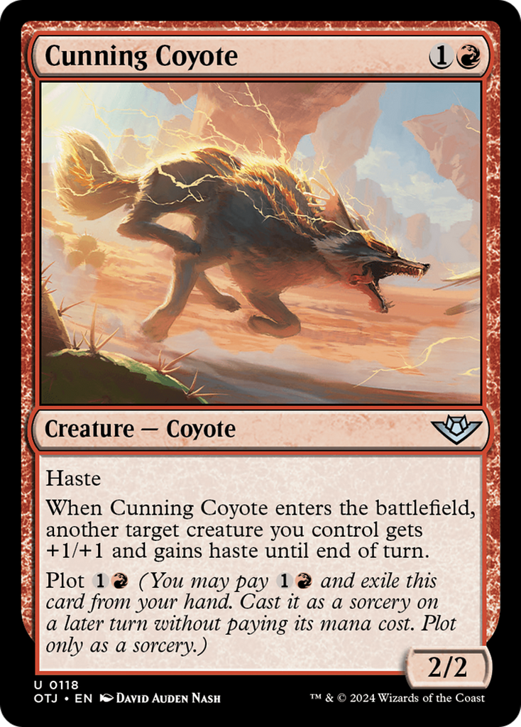 Magic: The Gathering - Cunning Coyote - Outlaws of Thunder Junction