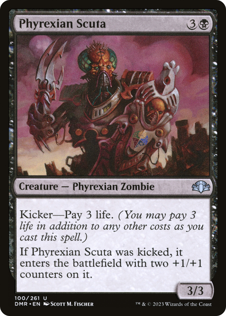 Magic: The Gathering - Phyrexian Scuta - Dominaria Remastered