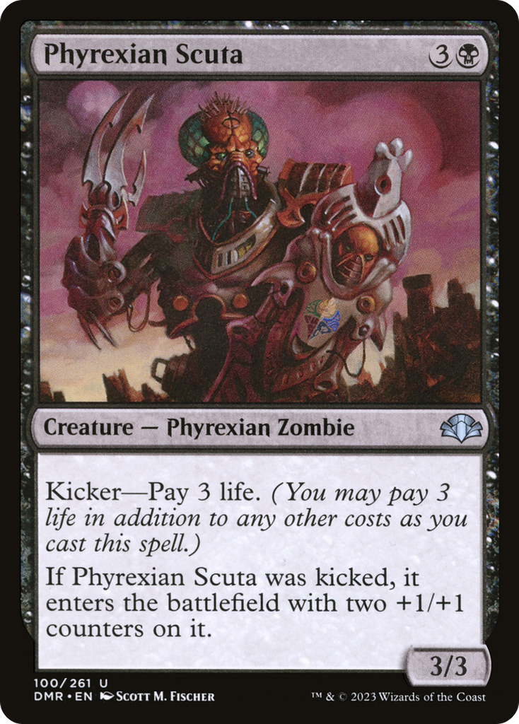 Magic: The Gathering - Phyrexian Scuta - Dominaria Remastered