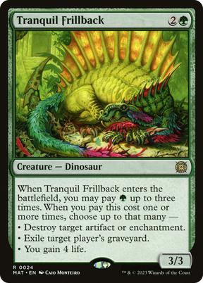 Magic: The Gathering - Tranquil Frillback Foil - March of the Machine: The Aftermath