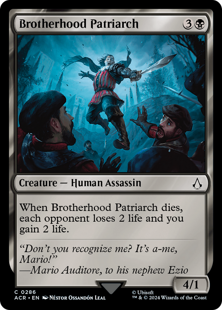 Magic: The Gathering - Brotherhood Patriarch - Assassin's Creed