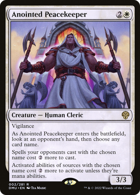 Magic: The Gathering - Anointed Peacekeeper - Dominaria United