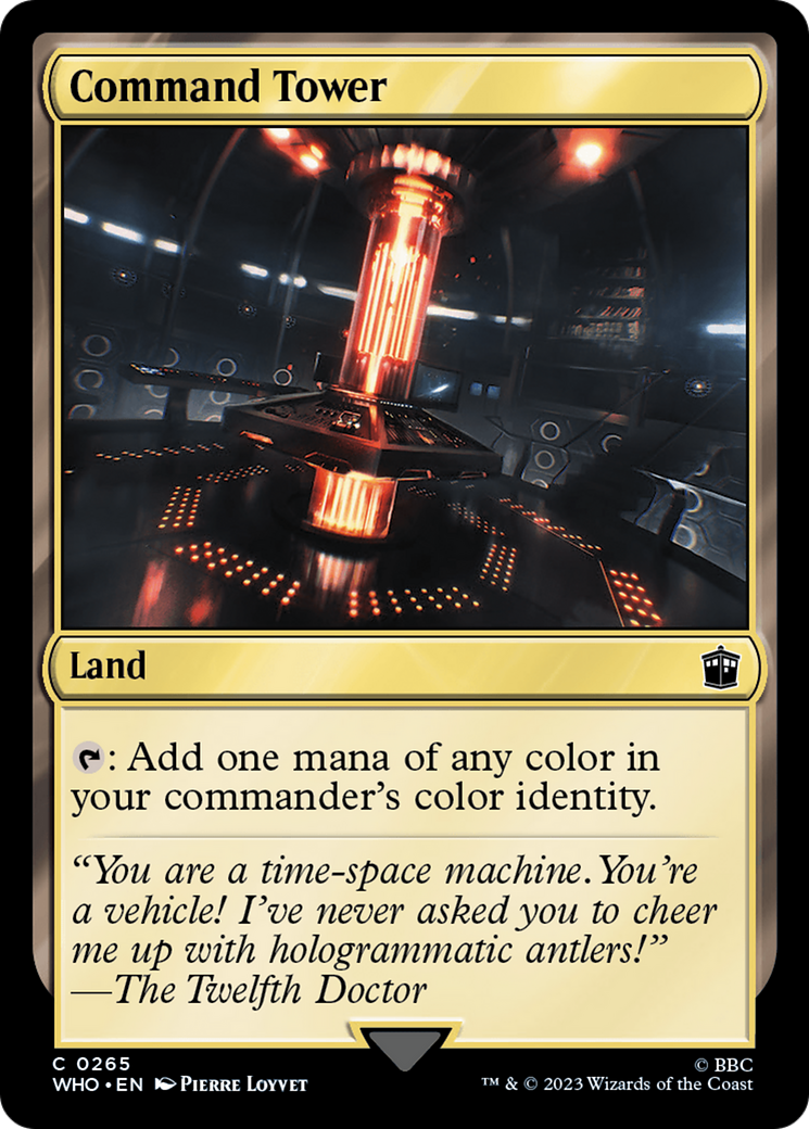 Magic: The Gathering - Command Tower Foil - Doctor Who