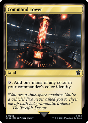 Magic: The Gathering - Command Tower Foil - Doctor Who