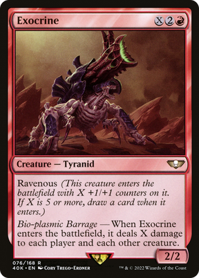 Magic: The Gathering - Exocrine - Warhammer 40000 Commander