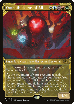 Magic: The Gathering - Omnath, Locus of All Foil - March of the Machine