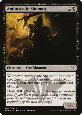 Magic: The Gathering - Ambuscade Shaman Foil - Dragons of Tarkir