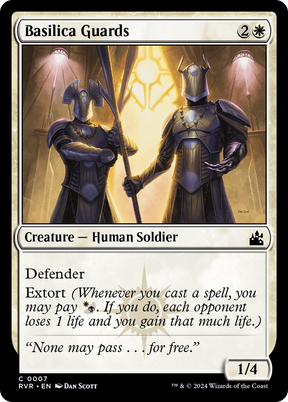 Magic: The Gathering - Basilica Guards Foil - Ravnica Remastered