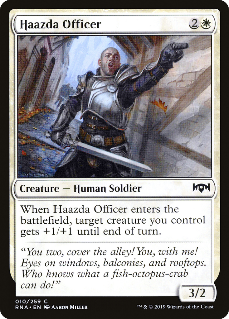 Magic: The Gathering - Haazda Officer Foil - Ravnica Allegiance