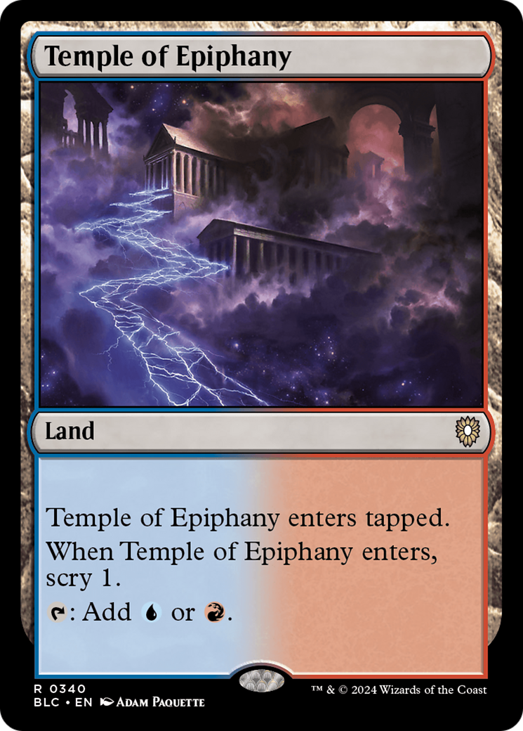 Magic: The Gathering - Temple of Epiphany - Bloomburrow Commander