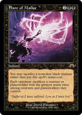 Magic: The Gathering - Flare of Malice Foil - Modern Horizons 3