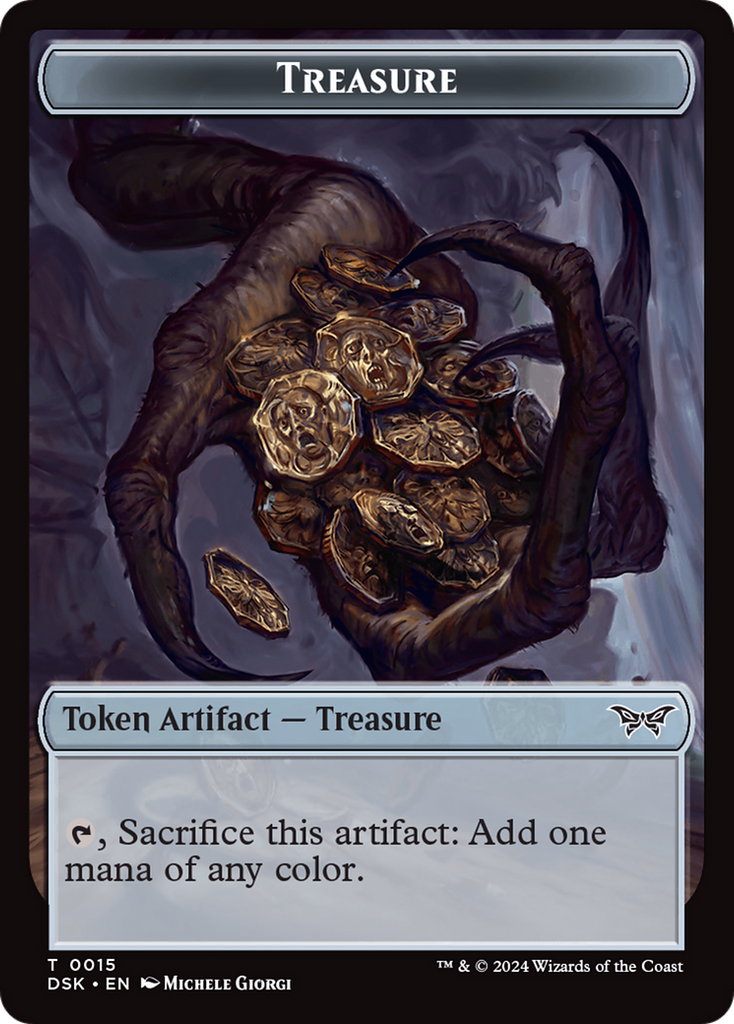 Magic: The Gathering - Treasure Token - Duskmourn: House of Horror Tokens