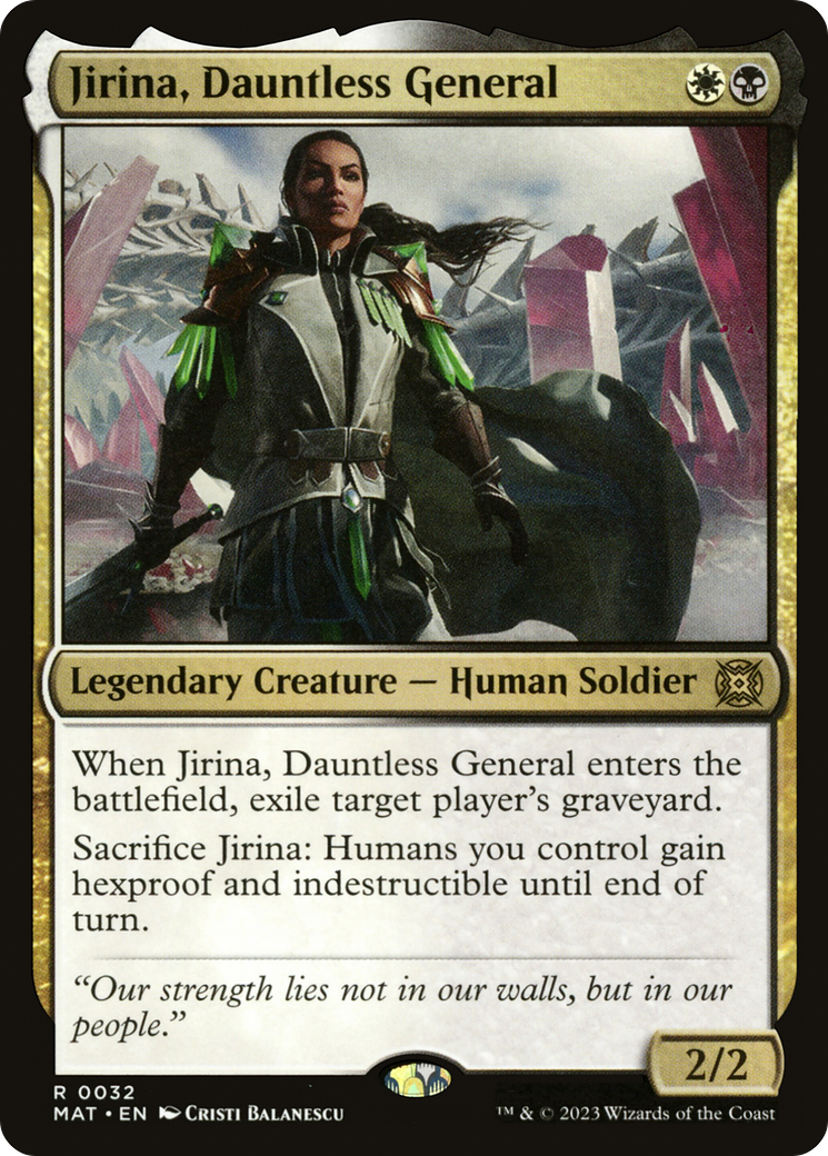 Magic: The Gathering - Jirina, Dauntless General - March of the Machine: The Aftermath