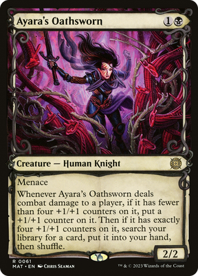Magic: The Gathering - Ayara's Oathsworn Foil - March of the Machine: The Aftermath