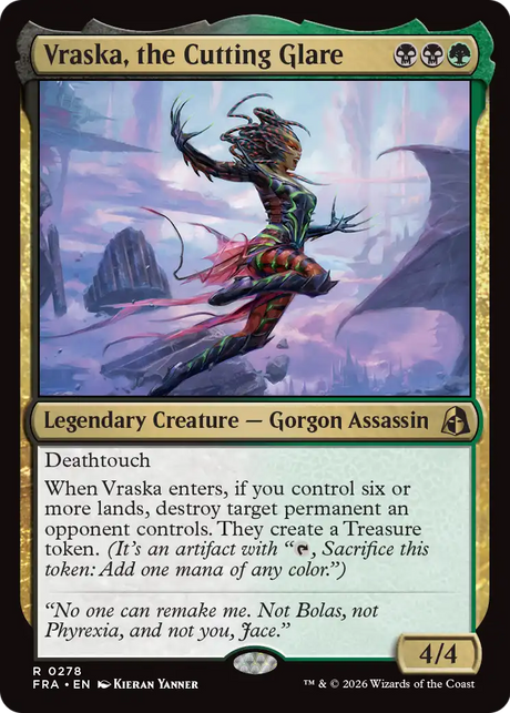 Magic: The Gathering - Vraska, the Cutting Glare Foil - Reality Fracture