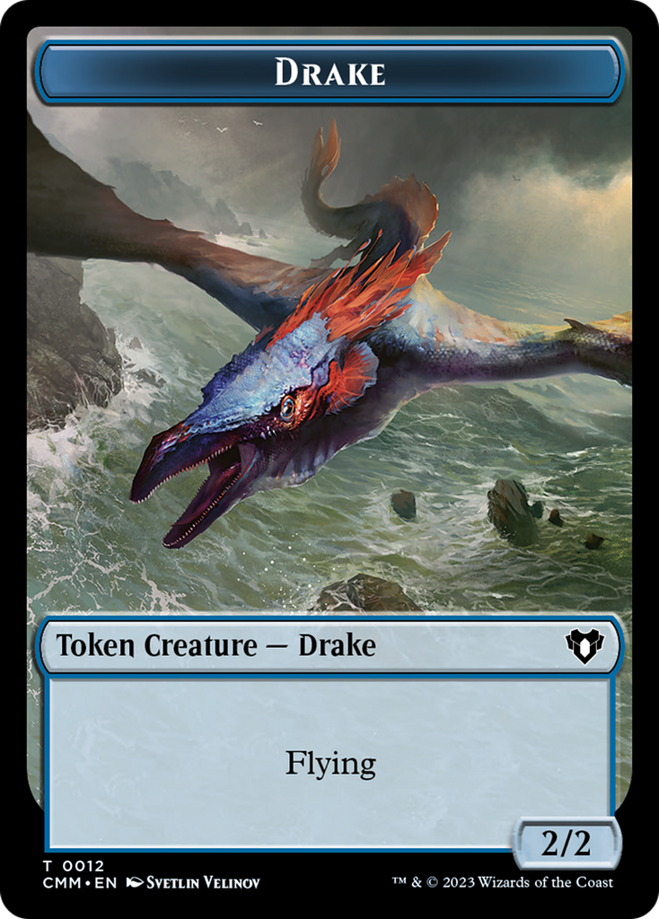 Magic: The Gathering - Drake Token - Commander Masters Tokens