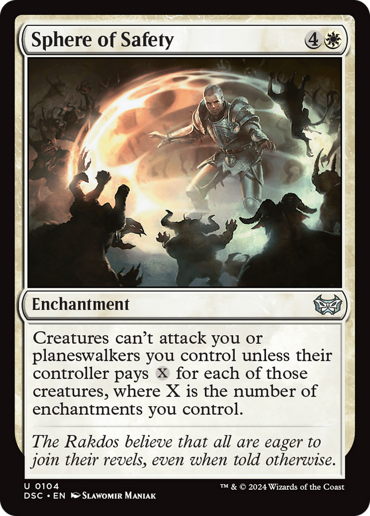 Magic: The Gathering - Sphere of Safety - Duskmourn: House of Horror Commander