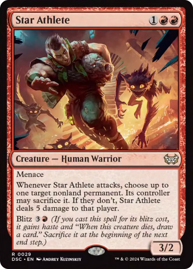 Magic: The Gathering - Star Athlete - Duskmourn: House of Horror Commander