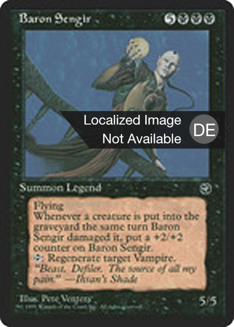 Magic: The Gathering - Baron Sengir - Homelands