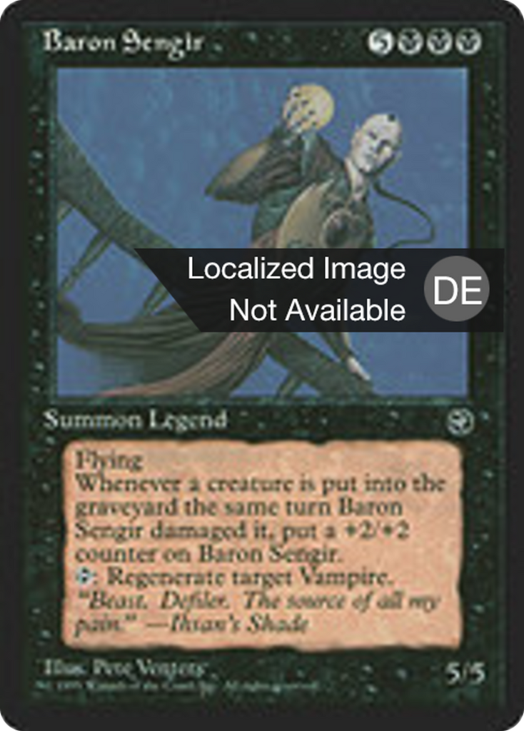 Magic: The Gathering - Baron Sengir - Homelands