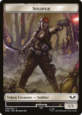Magic: The Gathering - Soldier Token - Warhammer 40000 Tokens