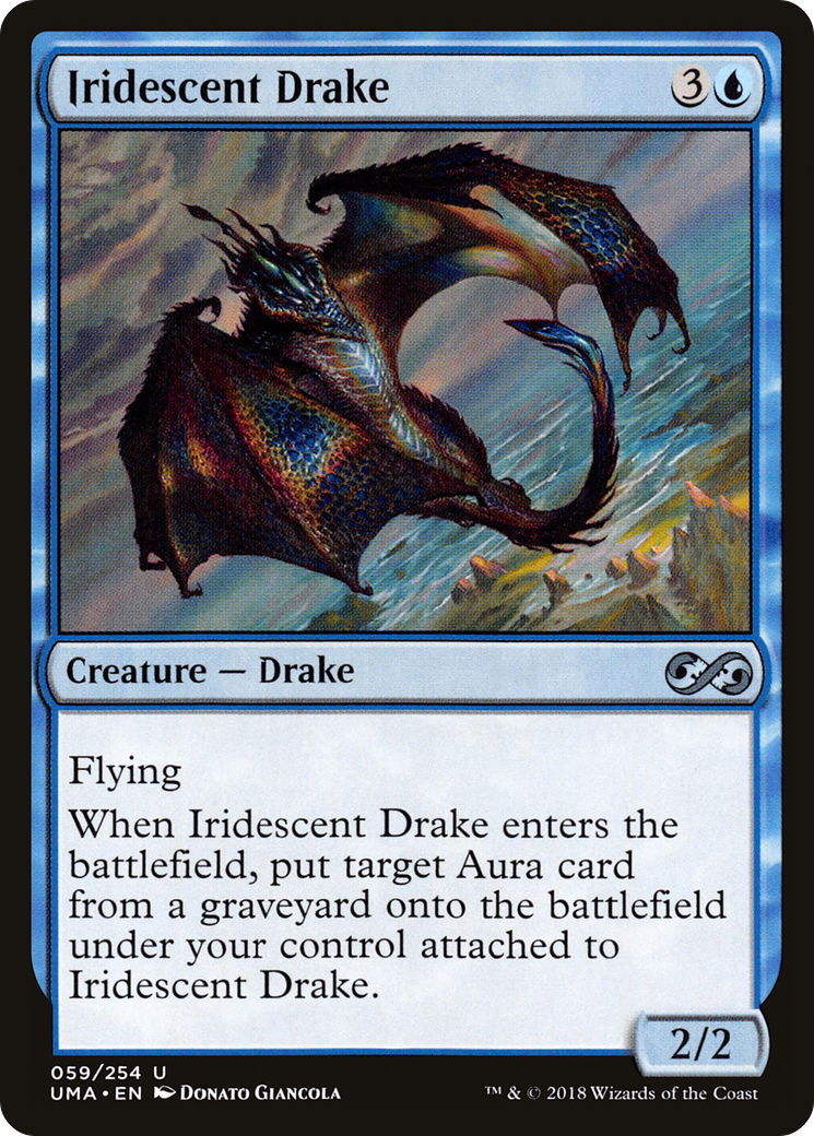Magic: The Gathering - Iridescent Drake Foil - Ultimate Masters