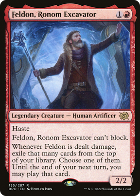 Magic: The Gathering - Feldon, Ronom Excavator Foil - The Brothers' War