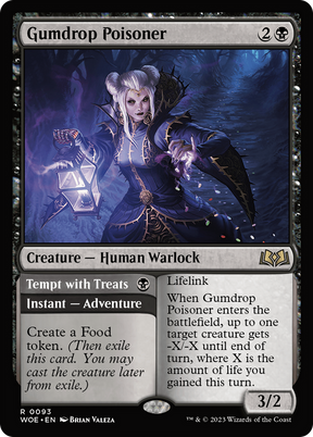 Magic: The Gathering - Gumdrop Poisoner // Tempt with Treats Foil - Wilds of Eldraine