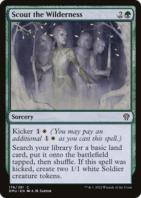 Magic: The Gathering - Scout the Wilderness Foil - Dominaria United