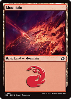 Magic: The Gathering - Mountain #273 Foil - Edge of Eternities